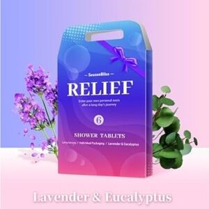 SHOWER STEAMERS SEASON BLISS Relief - Lavender & Eucalyptus Set of 6